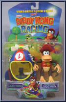 Diddy Kong from Video Game Super Stars Presents - Diddy Kong Racing manufactured by Toy Biz [Front]