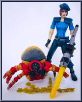 Jill Valentine / Web Spinner from Video Game Super Stars Presents - Resident Evil manufactured by Toy Biz [Loose]