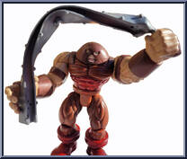 Juggernaut vs. Chun Li from Video Game Super Stars Presents - X-Men v.s Street Fighter - Series 2 manufactured by Toy Biz [Loose]