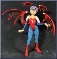 Demitri / Lilith from Video Game Super Stars Presents - Darkstalkers 3 manufactured by Toy Biz [Loose]