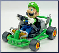 Luigi from Video Game Super Stars Presents - Mario Kart 64 manufactured by Toy Biz [Loose]
