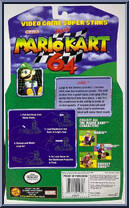 Luigi from Video Game Super Stars Presents - Mario Kart 64 manufactured by Toy Biz [Back]