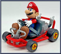 Mario (with Ghost Missile) from Video Game Super Stars Presents - Mario Kart 64 manufactured by Toy Biz [Loose]