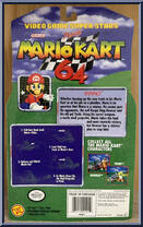 Mario (with Green Shell Missile) from Video Game Super Stars Presents - Mario Kart 64 manufactured by Toy Biz [Back]