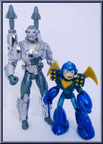War Machine vs. Mega Man Action Figure