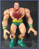 Gambit vs. Zangief from Video Game Super Stars Presents - X-Men v.s Street Fighter - Series 2 manufactured by Toy Biz [Loose]