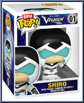 Voltron with Shiro from Voltron - Bitty Bot! manufactured by Funko [Front]