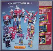 Voltron II (Gladiator) from Voltron - Miniature Robots manufactured by Matchbox [Back]