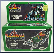 Green Lion from Voltron - Lions manufactured by Panosh Place [Front]