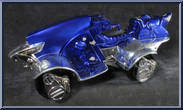 Blue Stealth Cycle (with Princess Allura) from Voltron - Third Dimension - Stealth Cycles manufactured by Trendmasters [Loose]