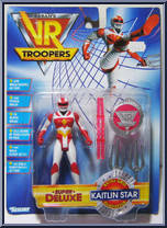Battle Grid Kaitlin Star from VR Troopers - Deluxe Figures manufactured by Kenner [Front]