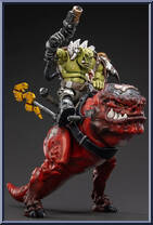 Squighog Nob On Smasha Squig from Warhammer 40,000 - Ork Kommandos manufactured by JoyToy [Loose]