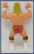 Brian Pillman "Flyin' Brian" (Orange Tiger Print Trunks) from WCW - Series 1 - Released in US manufactured by Galoob [Loose]