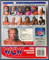 Lex Luger "The Total Package" (Green Trunks) from WCW - Series 2 - Released in UK manufactured by Galoob [Back]