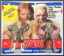 Lex Luger & Sting from WCW - Tag Teams - Released in UK manufactured by Galoob [Front]