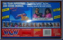 Michael Hayes & Jimmy Garvin from WCW - Tag Teams - Released in UK manufactured by Galoob [Back]