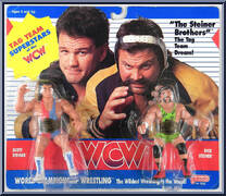 Rick Steiner & Scott Steiner from WCW - Tag Teams - Released in UK manufactured by Galoob [Front]