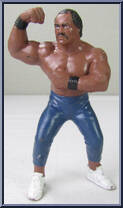Ron Simmons "Doom" (Blue Pants) from WCW - Series 1 - Released in US manufactured by Galoob [Loose]
