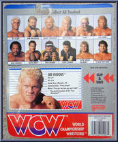 Sid Vicious (Black Trunks) from WCW - Series 1 - Released in US manufactured by Galoob [Back]