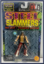Macho Man Randy Savage from WCW - Steel Slammers manufactured by Toy Biz [Front]