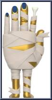 Mummy's Hand (Infernal Curse) from Weirdest - ReAction Figures manufactured by Super7 [Loose]