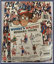 Crusader from Where's Waldo - Bendables manufactured by Mattel [Back]