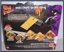 Emo Crys Skate Spot from Wild Grinders - Skate Spots manufactured by Mattel [Back]