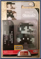 8-Bit Classic Mario (Super Mario) from World of Nintendo - Series 1-1 manufactured by Jakks Pacific [Front]