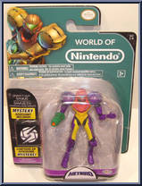 Gravity Suit Samus (Metroid) from World of Nintendo - Series 1-4 manufactured by Jakks Pacific [Front]