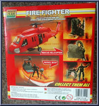 Fire Fighter (Wall) from World Peacekeepers - Fire Fighters manufactured by M&C Toy Centre [Back]