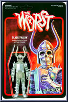 Black Falcon from Worst - Glow Patrol manufactured by Super7 [Front]