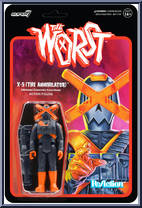 X-5 (The Annihilator) from Worst - Wave 3 manufactured by Super7 [Front]