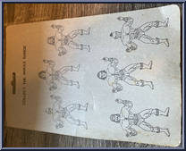 Green Shorts from Wrestling Champions - Blue Cards manufactured by Unknown [Back]