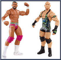 Ryback vs. Jinder Mahal from WWE Battle Packs - Series 22 manufactured by Mattel [Loose]
