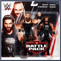 Braun Strowman / Roman Reigns from WWE Battle Packs - Series 54 manufactured by Mattel [Front]
