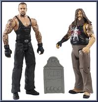 Bray Wyatt & Undertaker from WWE Battle Packs - Series 38 manufactured by Mattel [Loose]
