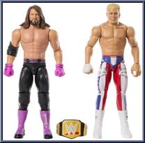 American Nightmare Cody Rhodes vs AJ Styles from WWE Championship Showdown - Series 22 manufactured by Mattel [Loose]