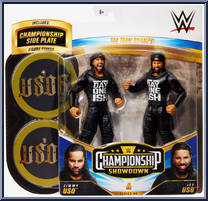 Jimmy Uso / Jey Uso from WWE Championship Showdown - Series  6 manufactured by Mattel [Front]