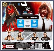 Kane & Mankind from WWE Championship Showdown - Series 18 manufactured by Mattel [Back]