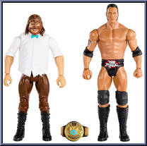 Mankind vs Rock Action Figure