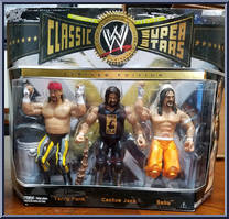 Terry Funk / Cactus Jack / Sabu from WWE Classic Superstars - 3-Packs manufactured by Jakks Pacific [Front]