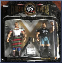 Rowdy Roddy Piper / Stone Cold Steve Austin from WWE Classic Superstars - 2-Packs - Series  3 manufactured by Jakks Pacific [Front]