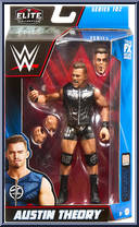 Austin Theory from WWE Elite Collection - Series 102 manufactured by Mattel [Front]