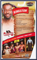 Kofi Kingston from WWE Elite Collection - Wrestlemania 36 manufactured by Mattel [Back]