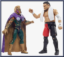 Rey Mysterio / Samoa Joe (Wrestlemania Moment) from WWE Elite Collection - 2-Packs manufactured by Mattel [Loose]