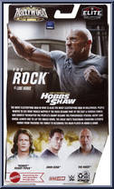 Rock as Luke Hobbs from WWE Elite Collection - Hollywood manufactured by Mattel [Back]