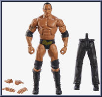Rock from WWE Elite Collection - Wrestlemania 39 manufactured by Mattel [Loose]