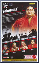 Yokozuna (Black Tights) from WWE Elite Collection - From the WWE Vault - Series 3 manufactured by Mattel [Back]