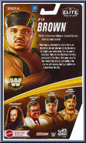 D'Lo Brown from WWE Elite Collection - Legends - Series 19 manufactured by Mattel [Back]