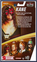 Kane from WWE Elite Collection - Legends - Series 15 manufactured by Mattel [Back]